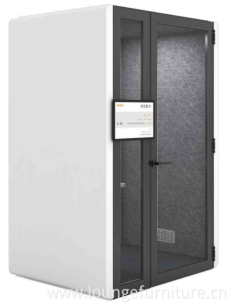 Good quality portable soundproof office phone booth privated acoustic work box